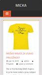 Mobile Screenshot of micka.si