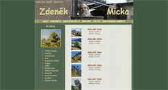 Desktop Screenshot of krajiny.micka.eu