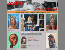 Tablet Screenshot of akty-portrety.micka.eu
